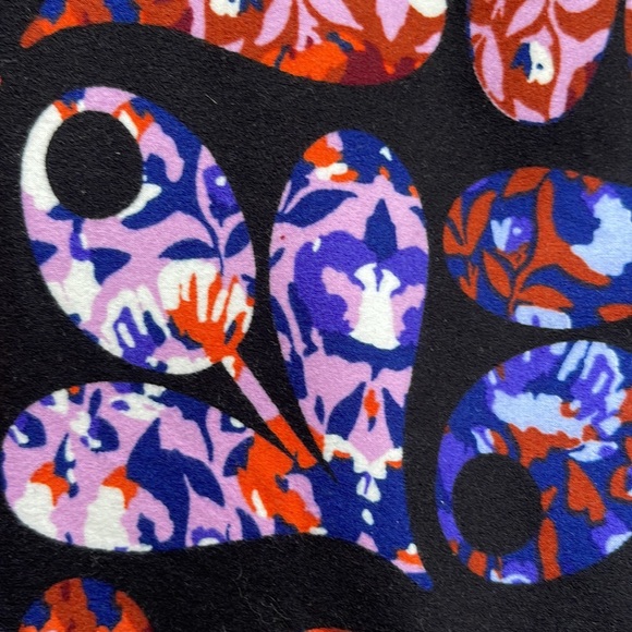 LuLaRoe New OS One Size Black Geometric Leggings NWT - Picture 6 of 8